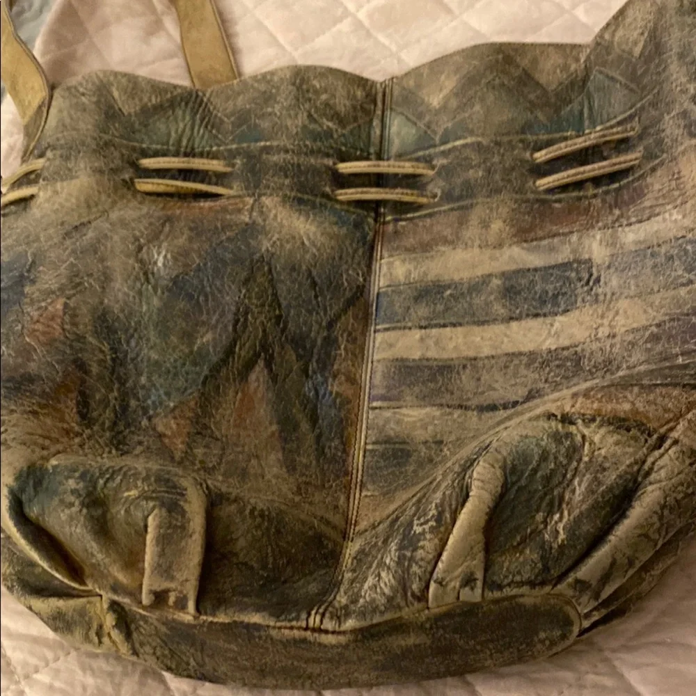 Rare Jane Yoo Wearable art handbag Americana